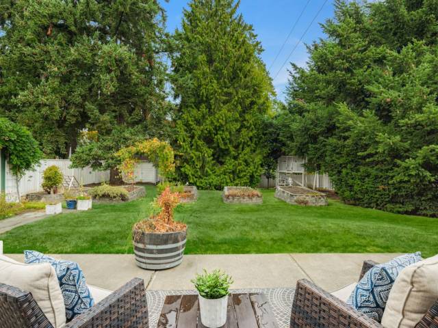 Nearly perfectly flat lot may have potential for DADU or sub-division.