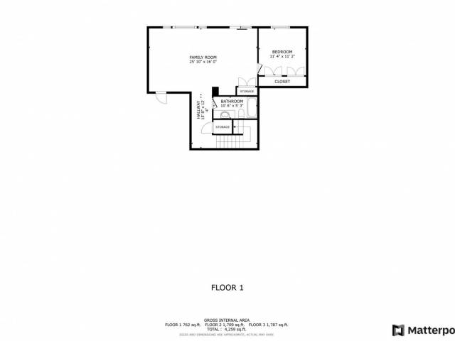 Lower Level Floor Plan