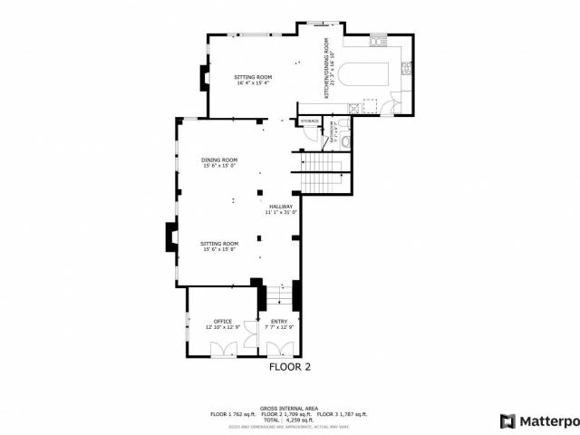 Main Level Floor Plan